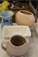 SELECTION OF CERAMIC VASES AND MORE