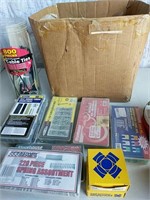 Box of random garage needs