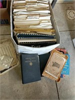 File box FULL of radio repair manuals