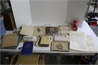 Vintage Documents, Photo's, Awards, Letters,