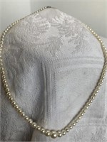 Cultured Pearl & Sterling Silver Necklace