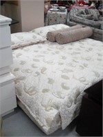 King bed (2 twins custom covered)