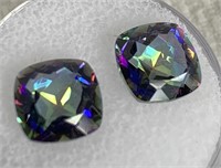 5.73ct tw Mystic Quartz Faceted Gemstones in