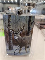 Stainless pocket flask w funnel x2