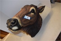 Dehorned Plastic Cow Head