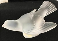 LOVELY VINTAGE LALIQUE BIRD 5.5"W