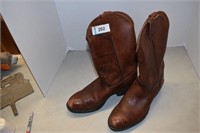 Size 13 Leather Boots w/ Rubber Soles