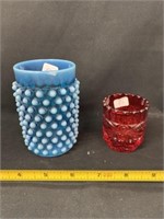 Hobnail Opalescent Tumbler Plus