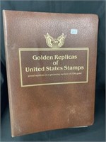 Golden Replica Of Us Stamps 14 Pages