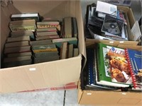 Cds And Book Assortment Three Boxes