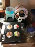 Egg cooker, storage container & pitchers
