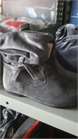 Girls grey booties size 12