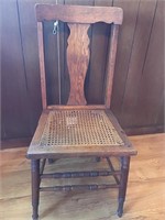 Cane bottom chair & string bottom chair