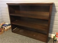 Wood 3 shelf wall storage unit 44”H x 55”W x 13”D