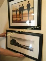 2 nice framed pictures scenery