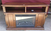 Large Electric Fireplace Credenza
