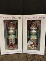 2 Fitz & Floyd Nutcracker Ornaments