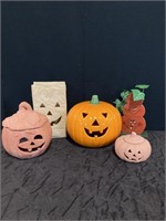 Jack-O-Lantern Collection Candle Holders