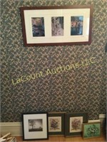 assorted framed prints pictures