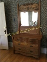 Antique dresser with mirror beautiful