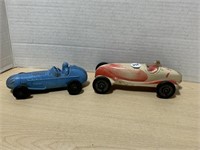 Pair Of Rubber Race Cars #7 Viceroy