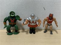 3 He-man Figures - Zodac, Ram-man, Leech