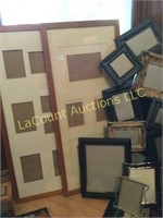 large amount picture frames collage styles