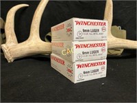 50rds WInchester 9mm 115gr FMJ