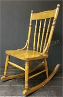 Child size rocking chair