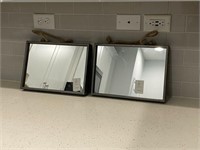 2PC WALL MIRROR DECO