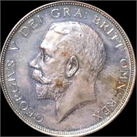 1911 British Silver Half Crown UNCIRCULATED