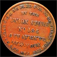 Union Store 6th Avenue New York Copper Token
