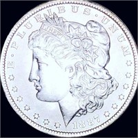 1887-O Morgan Silver Dollar GEM BU
