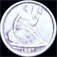 1837 Seated Liberty Half Dime UNCIRCULATED