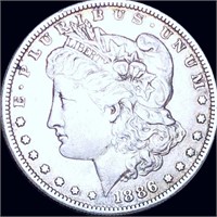 1886-S Morgan Silver Dollar ABOUT UNCIRCULATED