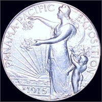 1915-S Panama-Pacific Half Dollar CLOSELY UNC