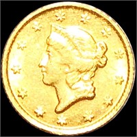 1852-O Rare Gold Dollar LIGHTLY CIRCULATED