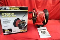 New 30ft x 3/8" Rubber Air Hose or Reel