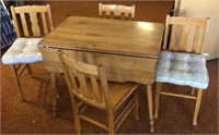 Drop Leaf table and chairs