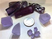 Synthetic Purple Corundum & Synthetic Alexandrium
