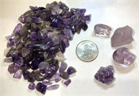 Tumbled Amethyst & Light Purple Amethyst