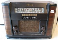 PHILCO-MAHOGANY CASE RADIO