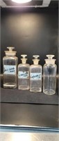 Antique Label Under Glass Apothecary Pharmacy
