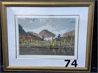 LARGE LIMITED EDITION PRINT BY A.J. CASSON
