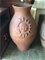 Large Decorative Garden Pot -Cracked