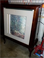 Unique Art Work Cabinet! 39" x 19" x 50"