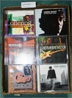 BOX OF MOSTLY CHRISTIAN MUSIC CDS