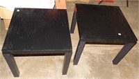 2 End Tables 20" x 20" x 17 1/2"