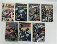 Lot of 7 Various X-Men Comic Books