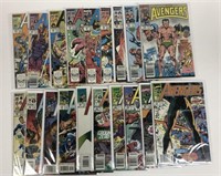 Lot of 21 Marvel The Avengers Comic Books